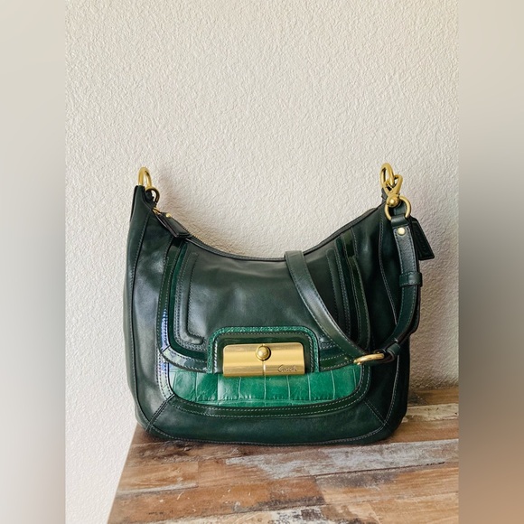 Coach Smooth Leather Crossbody Hobo - Picture 6 of 11